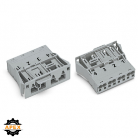 WAGO | 770-754 | SNAP-IN PLUG GRAY