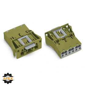 WAGO | 770-773 | SNAP-IN PLUG LIGHT GREEN