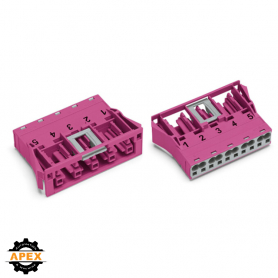 WAGO | 770-785 | SNAP-IN SOCKET, PINK
