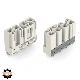 WAGO | 770-834 | PLUG FOR PCBS STRAIGHT 4-POLE, WHITE