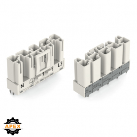 WAGO | 770-835 | PLUG FOR PCBS STRAIGHT 5-POLE, WHITE