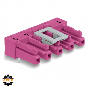 WAGO | 770-885/011-000/082-000 | SOCKET FOR PCBS ANGLED 5-PO