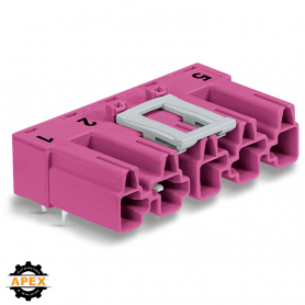 WAGO | 770-895/011-000/082-000 | PLUG FOR PCBS ANGLED 5-POLE