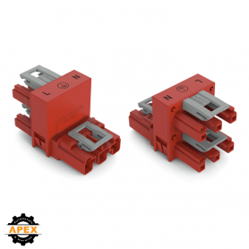 WAGO | 770-936 | H-DISTRIBUTION CONNECTOR 3-POLE COD. P, RED