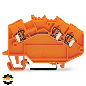 WAGO | 780-654 | 3-CONDUCTOR THROUGH TERMINAL BLOCK; 2.5 MM&sup2;
