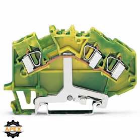 WAGO | 781-637 | 3-CONDUCTOR GROUND TERMINAL BLOCK; 4 MM&sup2;; C