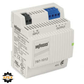 WAGO | 787-1012 | SWITCHED-MODE POWER SUPPLY; COMPACT; 1-PHA
