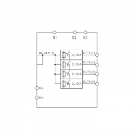 WAGO | 787-1664 | ELECTRONIC CIRCUIT BREAKER; 4-CHANNEL; 24