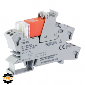 WAGO | 788-357 | RELAY MODULE; NOMINAL INPUT VOLTAGE: 24 VDC