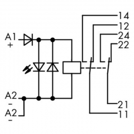 WAGO | 789-312 | RELAY MODULE; NOMINAL INPUT VOLTAGE: 24 VDC