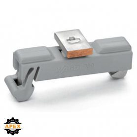 WAGO | 790-110 | CARRIER WITH GROUNDING FOOT; PARALLEL TO CA