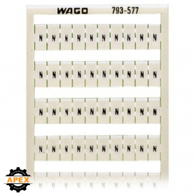 WAGO | 793-577 | WMB MARKING CARD; AS CARD; MARKED; N (100X)