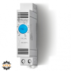 FINDER | 7T.81.0.000.2403 | THERMOSTAT, SPST-NC 10A,  0&deg;C  (