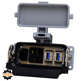 WAGO | 8000-100/1000-355 | BULKHEAD INTERFACE PORT 15A SINGL