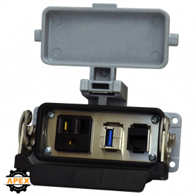 WAGO | 8000-100/1000-356 | BULKHEAD INTERFACE PORT 15A SINGL