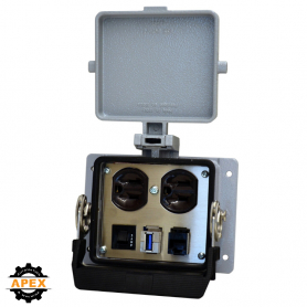 WAGO | 8000-100/1000-357 | BULKHEAD INTERFACE PORT 3A DUPLEX