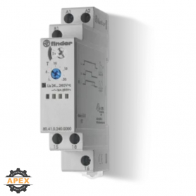 FINDER | 80.41.0.240.0000 | SIGNAL OFF-DELAY, SPDT 10A, 24V-