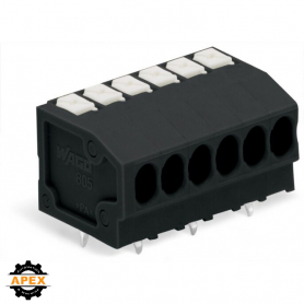 WAGO | 805-304/200-604 | THR PCB TERMINAL BLOCK; PUSH-BUTTON