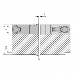 WAGO | 826-159 | FEEDTHROUGH TERMINAL BLOCK; 4 MM&sup2;; PIN SPAC