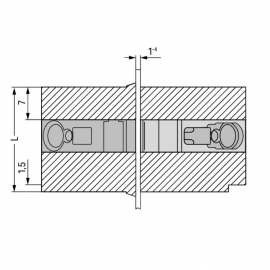 WAGO | 826-160 | FEEDTHROUGH TERMINAL BLOCK; 4 MM&sup2;; PIN SPAC
