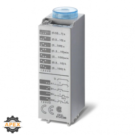 FINDER | 85.04.0.125.0000 | PLUG-IN TIMER RELAY, 4PDT 7A, 12