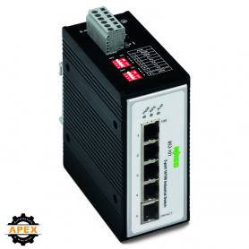 WAGO | 852-101 | INDUSTRIAL-SWITCH; 5-PORT 100BASE-TX; BLACK