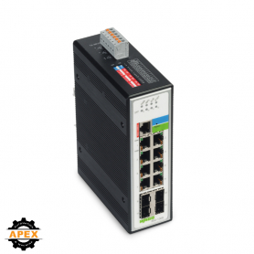 WAGO | 852-1305 | INDUSTRIAL-MANAGED-SWITCH; 8-PORT 1000BASE