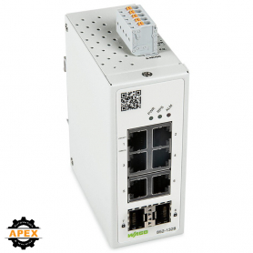 WAGO | 852-1328 | INDUSTRIAL-MANAGED-SWITCH; 6-PORT 1000BASE