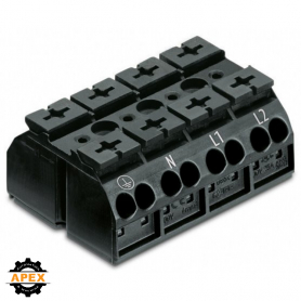 WAGO | 862-1504/999-950 | 4-CONDUCTOR CHASSIS-MOUNT TERMINAL