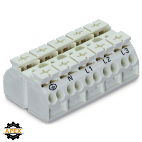 WAGO | 862-1625/999-950 | 4-CONDUCTOR CHASSIS-MOUNT TERMINAL