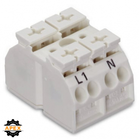 WAGO | 862-1662/999-950 | 4-CONDUCTOR CHASSIS-MOUNT TERMINAL