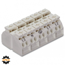 WAGO | 862-2625 | 4-CONDUCTOR CHASSIS-MOUNT TERMINAL STRIP;