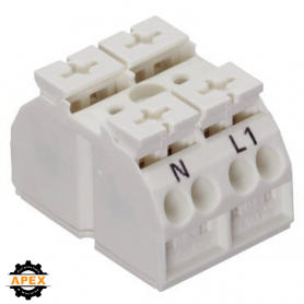 WAGO | 862-2662 | 4-CONDUCTOR CHASSIS-MOUNT TERMINAL STRIP;
