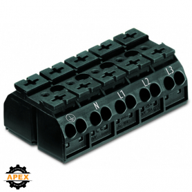 WAGO | 862-9515 | 4-CONDUCTOR CHASSIS-MOUNT TERMINAL STRIP;