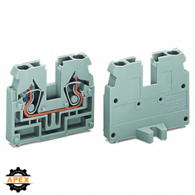 WAGO | 869-309 | 2-CONDUCTOR END TERMINAL BLOCK; WITHOUT PUS