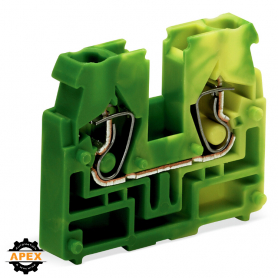 WAGO | 869-357 | 2-CONDUCTOR END TERMINAL BLOCK; WITHOUT PUS