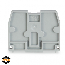 WAGO | 869-375 | END PLATE; FOR TERMINAL BLOCKS WITH SNAP-IN
