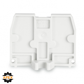 WAGO | 869-397 | END PLATE; WITH FIXING FLANGE M4; 2.5 MM TH
