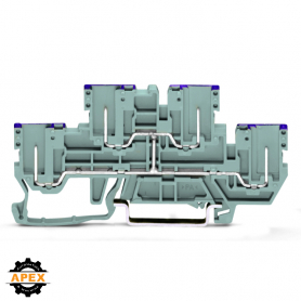 WAGO | 870-158 | 4-PIN, DOUBLE-DECK CARRIER TERMINAL BLOCK;