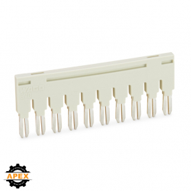 WAGO | 870-410 | PUSH-IN TYPE JUMPER BAR; INSULATED; 10-WAY;