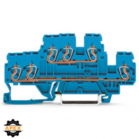 WAGO | 870-534 | 3-CONDUCTOR, DOUBLE-DECK TERMINAL BLOCK; TH