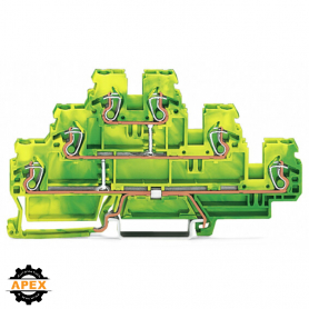 WAGO | 870-557 | TRIPLE-DECK TERMINAL BLOCK; 6-CONDUCTOR GRO