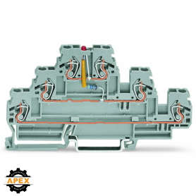 WAGO | 870-593/281-413 | COMPONENT TERMINAL BLOCK; TRIPLE-DE