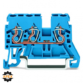 WAGO | 870-684 | 3-CONDUCTOR THROUGH TERMINAL BLOCK; 2.5 MM&sup2;