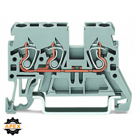 WAGO | 870-685 | 3-CONDUCTOR THROUGH TERMINAL BLOCK; 2.5 MM&sup2;