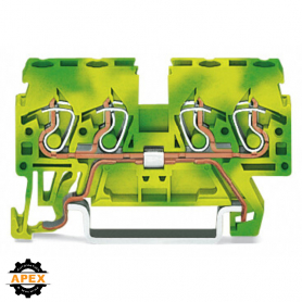 WAGO | 870-837 | 4-CONDUCTOR GROUND TERMINAL BLOCK; 2.5 MM&sup2;;