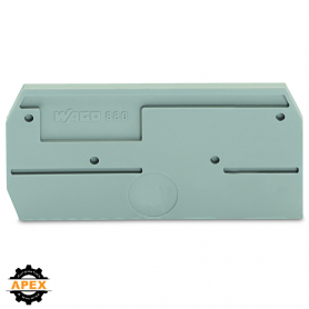 WAGO | 880-325 | END AND INTERMEDIATE PLATE; 2.5 MM THICK; G