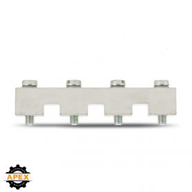 WAGO | 883-1244 | JUMPER; 4-WAY; UNPLATED; SILVER-COLORED