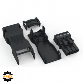 WAGO | 890-104 | SOCKET WITH STRAIN RELIEF HOUSING; 4-POLE,