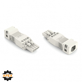 WAGO | 890-124 | SOCKET WITH STRAIN RELIEF HOUSING; 4-POLE,